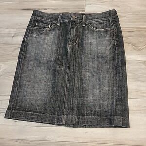 Citizens Of Humanity Pencil‎ Skirt Womens 28 Black Denim Vintage